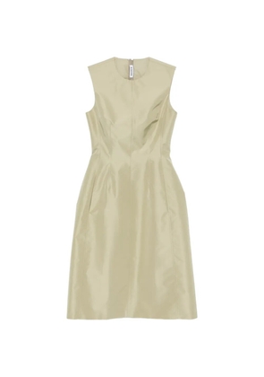 Jil Sander sleeveless panelled midi dress - Green