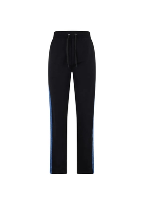 Moschino side-stripe track pants - Black