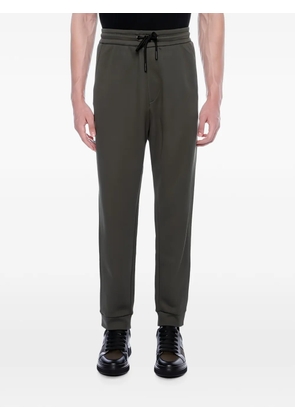 Giorgio Armani drawstring logo-patch track pants - Green