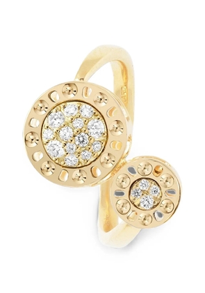 Officina Bernardi small Senzatempo Essence diamond ring - Gold