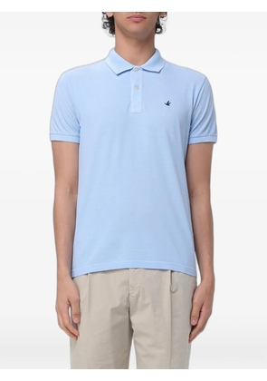 BROOKSFIELD logo-embroidered polo shirt - Blue