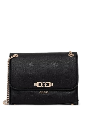 GUESS USA Anise logo-embossed shoulder bag - Black