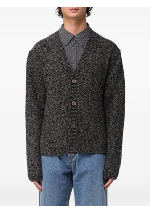 OUR LEGACY Academy V-neck button-up cardigan - Brown