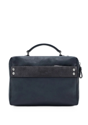 Giorgio Armani leather shoulder bag - Blue