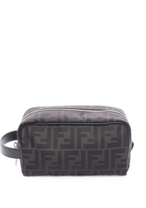 Fendi Pre-Owned 2010s FF jacquard pouch - Black
