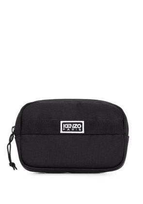 Kenzo logo-patch belt bag - Black