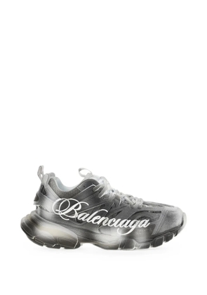 Balenciaga Track Stencil logo-detail sneakers - Black