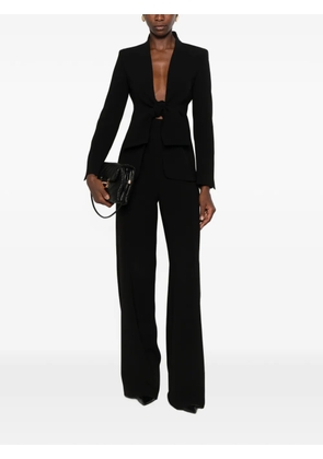 Max Mara zip-fastening palazzo pants - Black