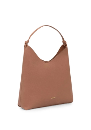 DKNY Hobo Paula pebbled tote bag - Brown