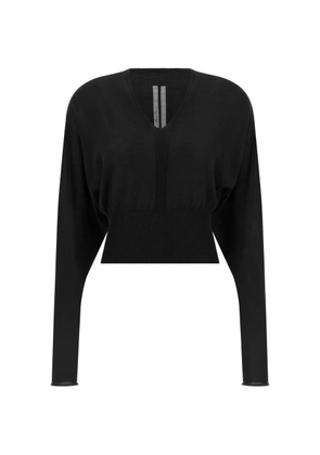 Rick Owens V-neck sweater - Black