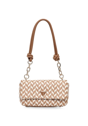 GUESS USA Tessi woven chevron tote bag - Neutrals