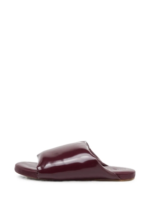 Bottega Veneta Pre-Owned leather slides - Red