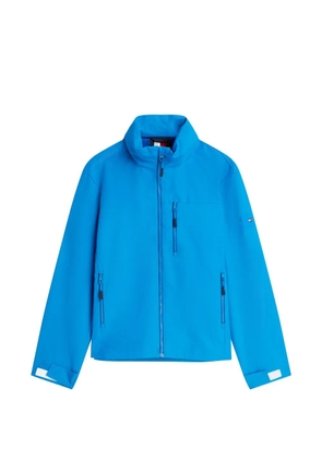 Tommy Hilfiger logo-print hooded jacket - Blue