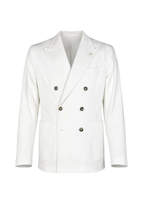 Manuel Ritz double-breasted peak-lapel jacket - White