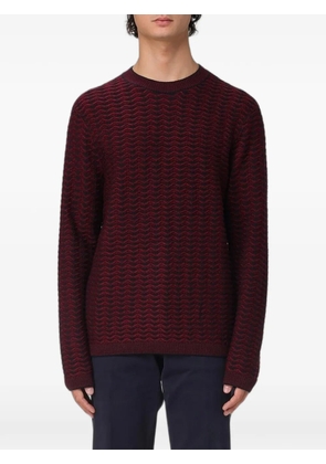 Emporio Armani textured-knit sweater