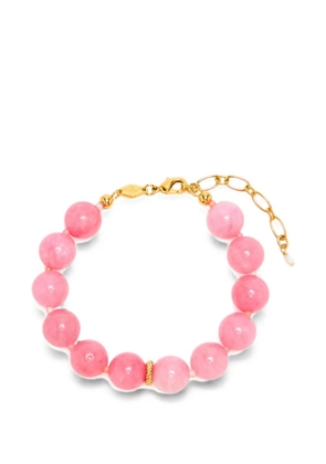 Anni Lu Ball beaded chain-link bracelet - Pink