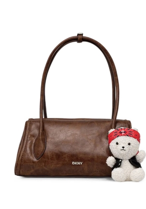 DKNY Amelie bear-charm tote bag - Brown