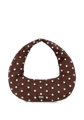DKNY Katya stud-embellished tote bag - Brown