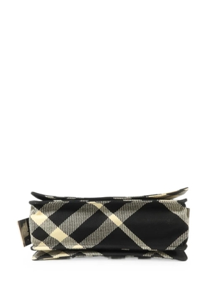 Burberry Pre-Owned plaid-pattern crossbody bag - Black