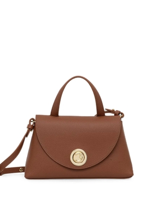 Coccinelle grained calf leather shoulder bag - Brown