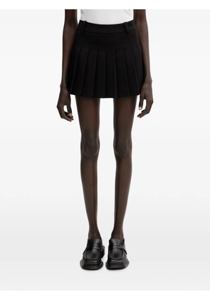 WRSTBHVR Nuria pleated mini kirt - Black