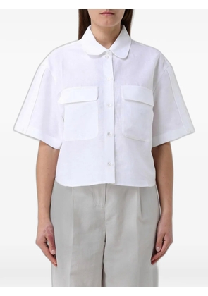 Colmar short-sleeve cotton shirt - White