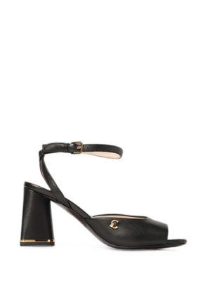 Coccinelle C-Everyday leather heeled sandals - Black