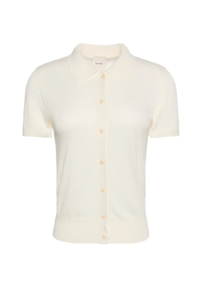 Calvin Klein short-sleeve cardigan - Neutrals