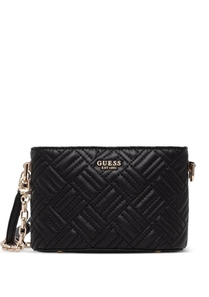 GUESS USA quilted-finish shoulder bag - Black