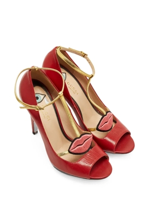 Gucci Pre-Owned Molina lips pumps - Red