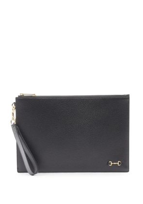 Gucci Pre-Owned 2010s Horsebit clutch bag - Black