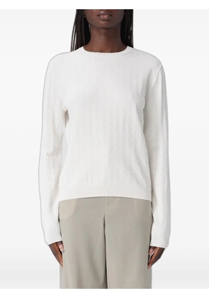 Emporio Armani jacquard-knit sweater - White