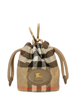 Burberry Horseshoe pouch charm - Neutrals