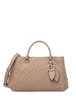 GUESS USA Sally quilted logo-charm tote bag - Neutrals