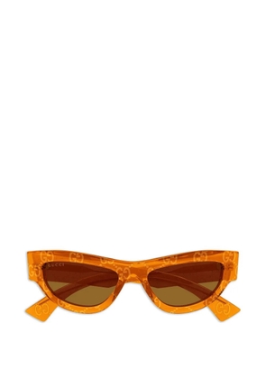 Gucci Eyewear monogram sunglasses - Orange