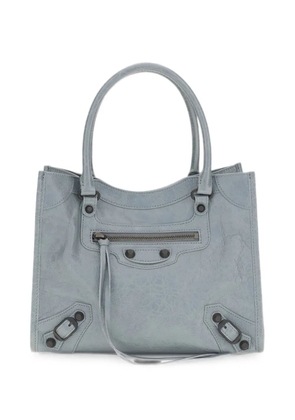 Balenciaga Le City Mini stud-details tote bag - Blue