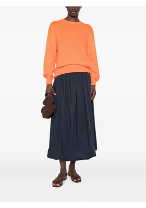 VICOLO elastic-waistband midi skirt - Blue