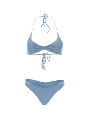 MC2 Saint Barth Hesni rhinestone-embellished bikini - Blue