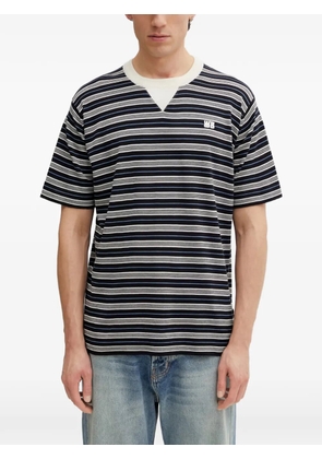 Wales Bonner Song horizontal-striped T-shirt - Blue