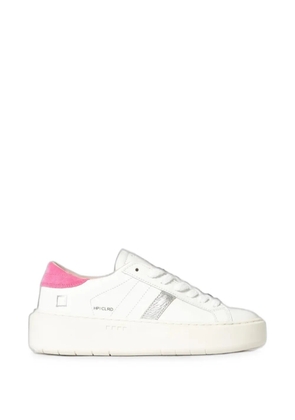 D.A.T.E. Hill Low Platform leather sneakers - White
