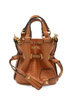 Lancel My Flirt grained bag charm - Brown