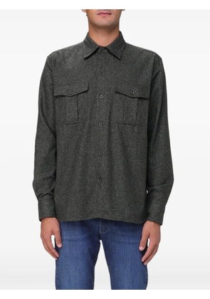 BROOKSFIELD button-up wool shirt - Grey