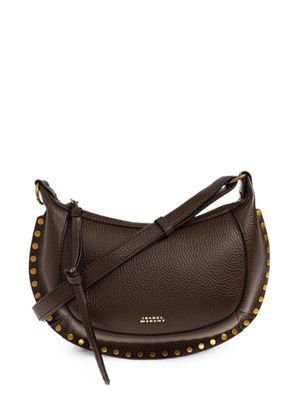 ISABEL MARANT stud-embellished leather shoulder bag - Brown