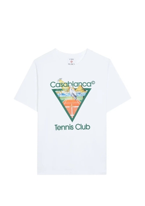 Casablanca Tennis Club graphic-print T-shirt - White