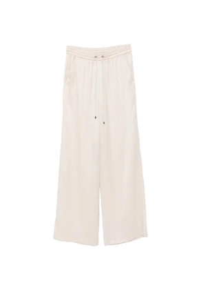 Lorena Antoniazzi drawstring wide-leg trousers - Neutrals