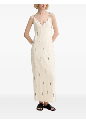 rag & bone Aubrey adjustable-strap maxi dress - Neutrals