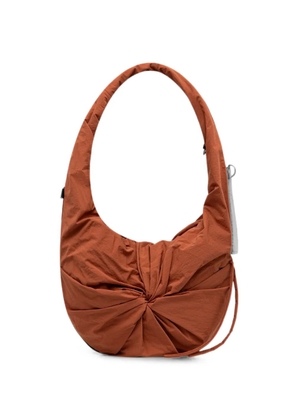 CÔTE & CIEL Po ruched knotted tote bag - Orange