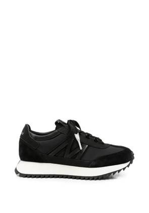 Moncler Pacey2 suede-panelled ridged-sole sneakers - Black