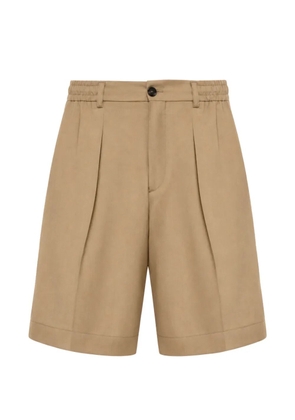 BE ABLE pleated elasticated-waist shorts - Neutrals