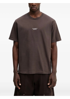 Neighborhood logo-print T-shirt - Brown